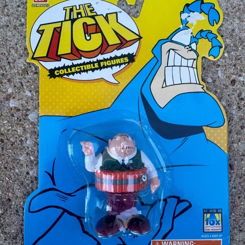 Bandai Fox 1994 - The Tick Mini PVC Action Figures - Dyna-Mole